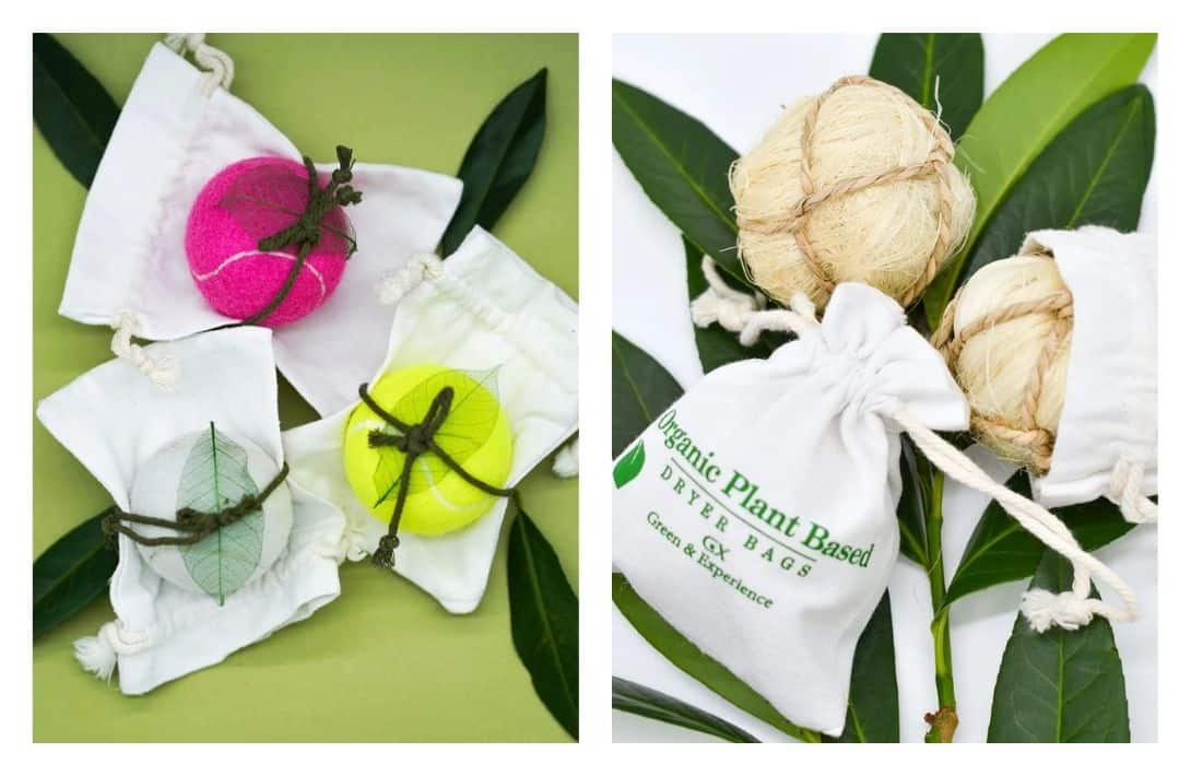 9 Reusable Dryer Balls To Put An Eco-Friendly Spin On Laundry Day Images by Green & Experience #dryerballs #resuabledryerballs #ecofriendlydryerballs #wooldryerballs #laundrydryerballs #ecofriendlywooldryerballs #dryerlintballs #sustainablejungle