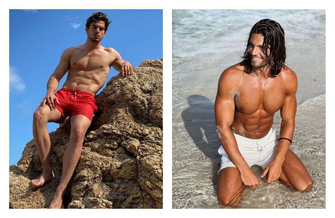 7 Sustainable Men's Swimwear Brands To Ride The Recycled Tide Images by MARDA #sustainablemensswimwear #mensustainableswimwear #sustainableswimwearmens #sustainableboardshorts #ecofriendlymensswimwearbrands #ecofriendlyswimwearformen #sustainablejungle