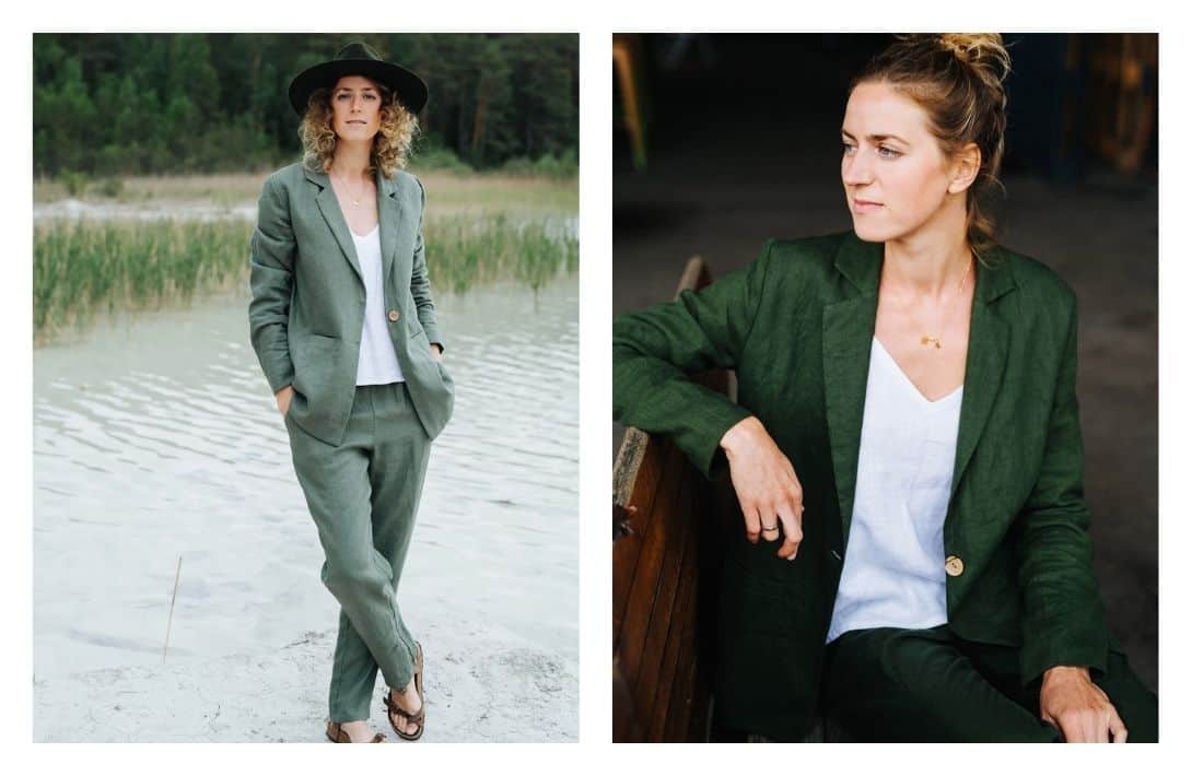 7 Sustainable Suits & Blazers To Look Ethical & Professional Images by Mantaikotai #sustainablesuits #sustainablemenssuits #sustainablewomenssuits #ethicalsuits #ethicalbusinesssuits #sustainablesuitbrands #sustainablejungle