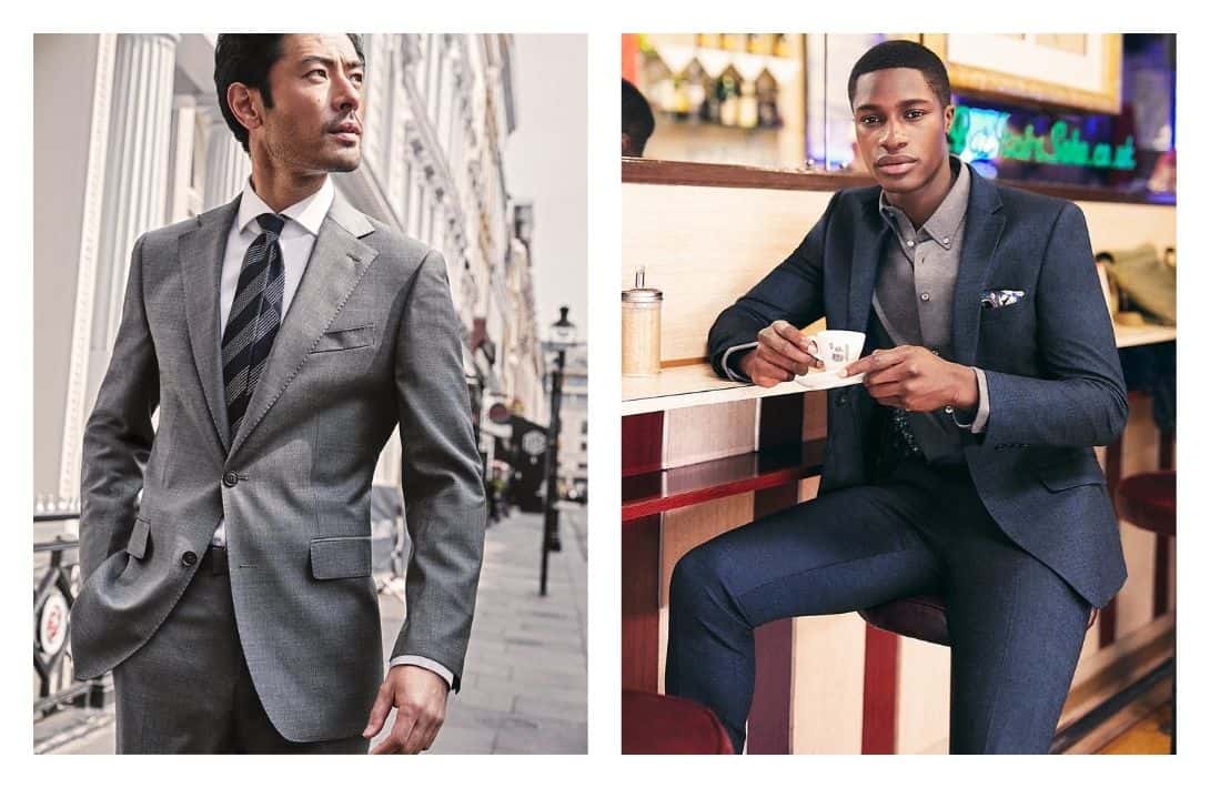 7 Sustainable Suits & Blazers To Look Ethical & Professional Images by Moss #sustainablesuits #sustainablemenssuits #sustainablewomenssuits #ethicalsuits #ethicalbusinesssuits #sustainablesuitbrands #sustainablejungle