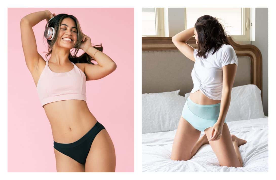 7 Organic Period Underwear & Panties For Non-Toxic Leak Protection Images by Saalt #organicperiodunderwear #organicottonperiodunderwear #organicperiodpanties #nontoxicperiodunderwear #bestnontoxicperiodunderwear #organicottonperiodpanties #sustainablejungle