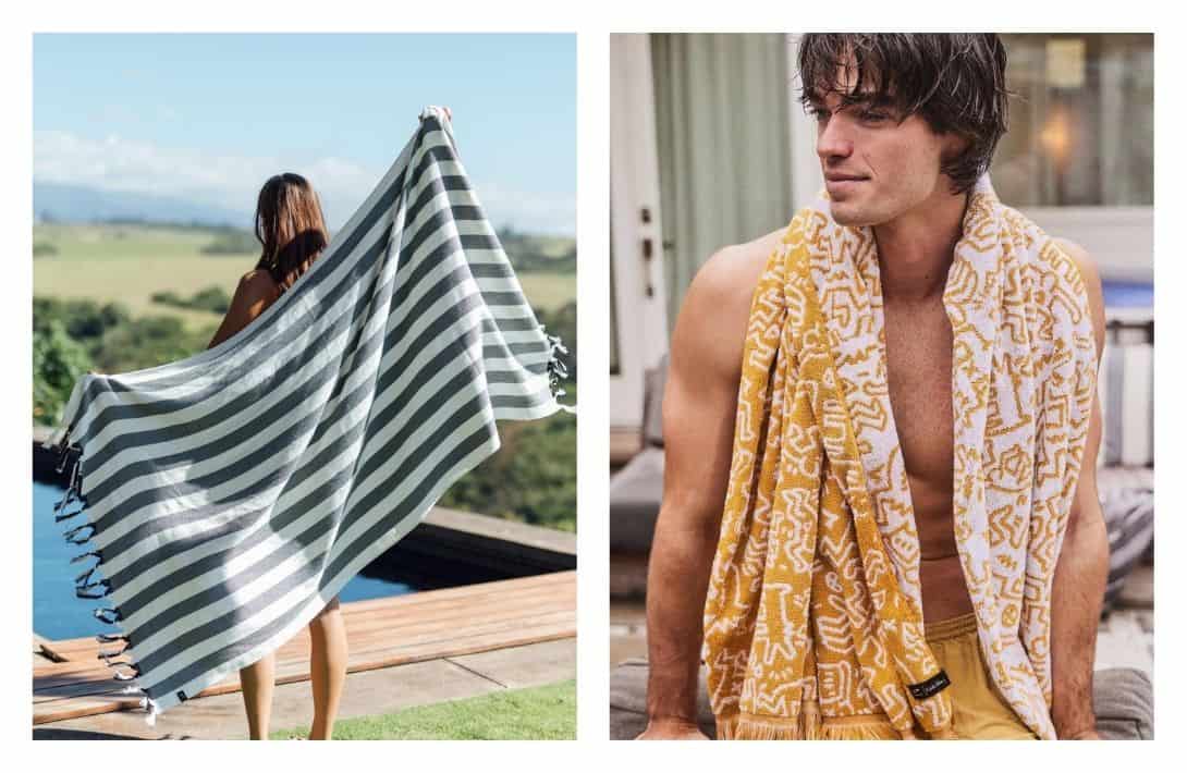 7 Sustainable Beach Towels For Eco-Friendly Summer Fun Images by Slowtide #sustainablebeachtowels #sustainableethicalbeachtowels #ecofriendlybeachtowels #sustainableorganicbeachtowels #cutesustainablebeachtowels #sustainablejungle