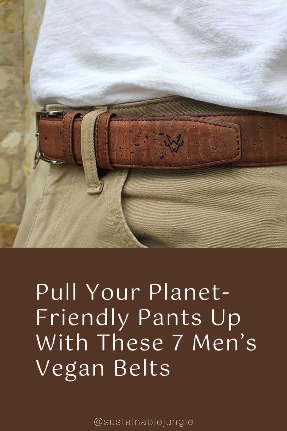 Pull Your Planet-Friendly Pants Up With These 7 Men’s Vegan Belts Image by Watson & Wolf #mensveganbelts #mensveganleatherbelts #veganmensbelts #veganbeltsmens #veganbeltsformen #bestveganbeltsformen #sustainablejungle