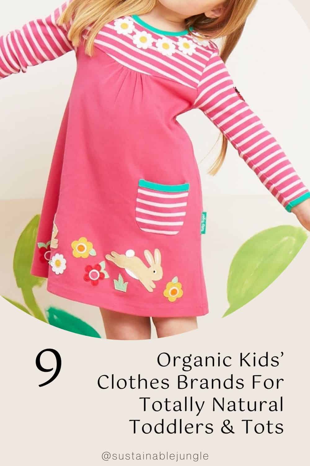 9 Organic Kids’ Clothes Brands For Totally Natural Toddlers & Tots Image by Toby Tiger #organickidsclothes #organicchildrensclothing #organiccottonkidsclothes #organicclothesforkids #childrensorganicclothing #organickidsclothesbrands #sustaibablejungle