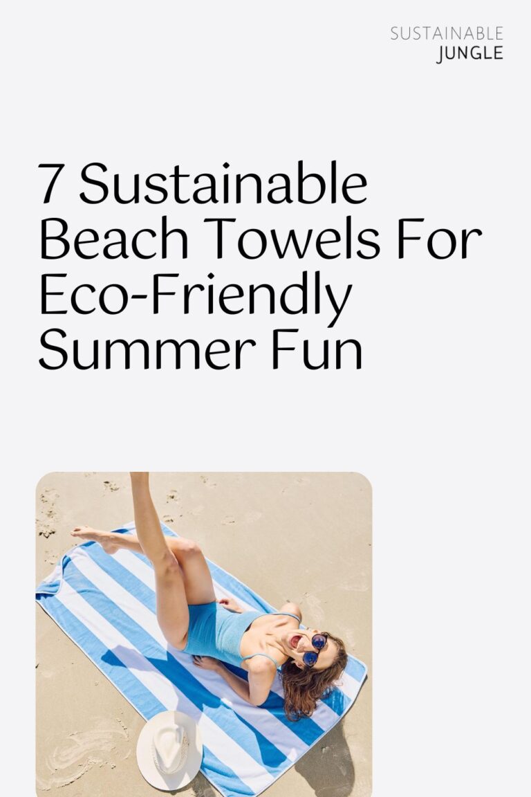 7 Sustainable Beach Towels For EcoFriendly Summer Fun