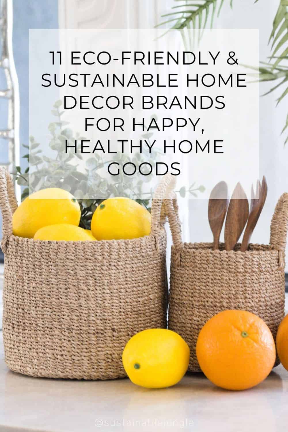 11 Eco-Friendly & Sustainable Home Decor Brands For Happy, Healthy Home Goods Image by LIKHÂ #sustainablehomedecor #sustainablehomedecorbrands #sustainablehomegoods #affordablesustainablehomegoods #ecofriendlysustainablehomedecor #sustainablejungle