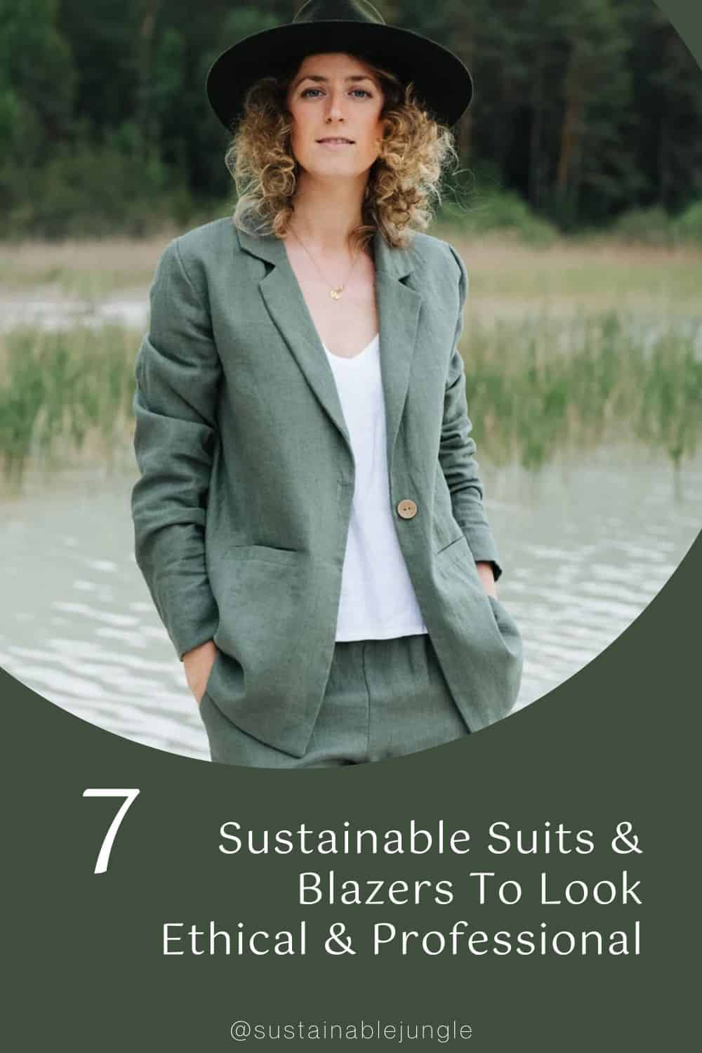7 Sustainable Suits & Blazers To Look Ethical & Professional Image by Mantaikotai #sustainablesuits #sustainablemenssuits #sustainablewomenssuits #ethicalsuits #ethicalbusinesssuits #sustainablesuitbrands #sustainablejungle