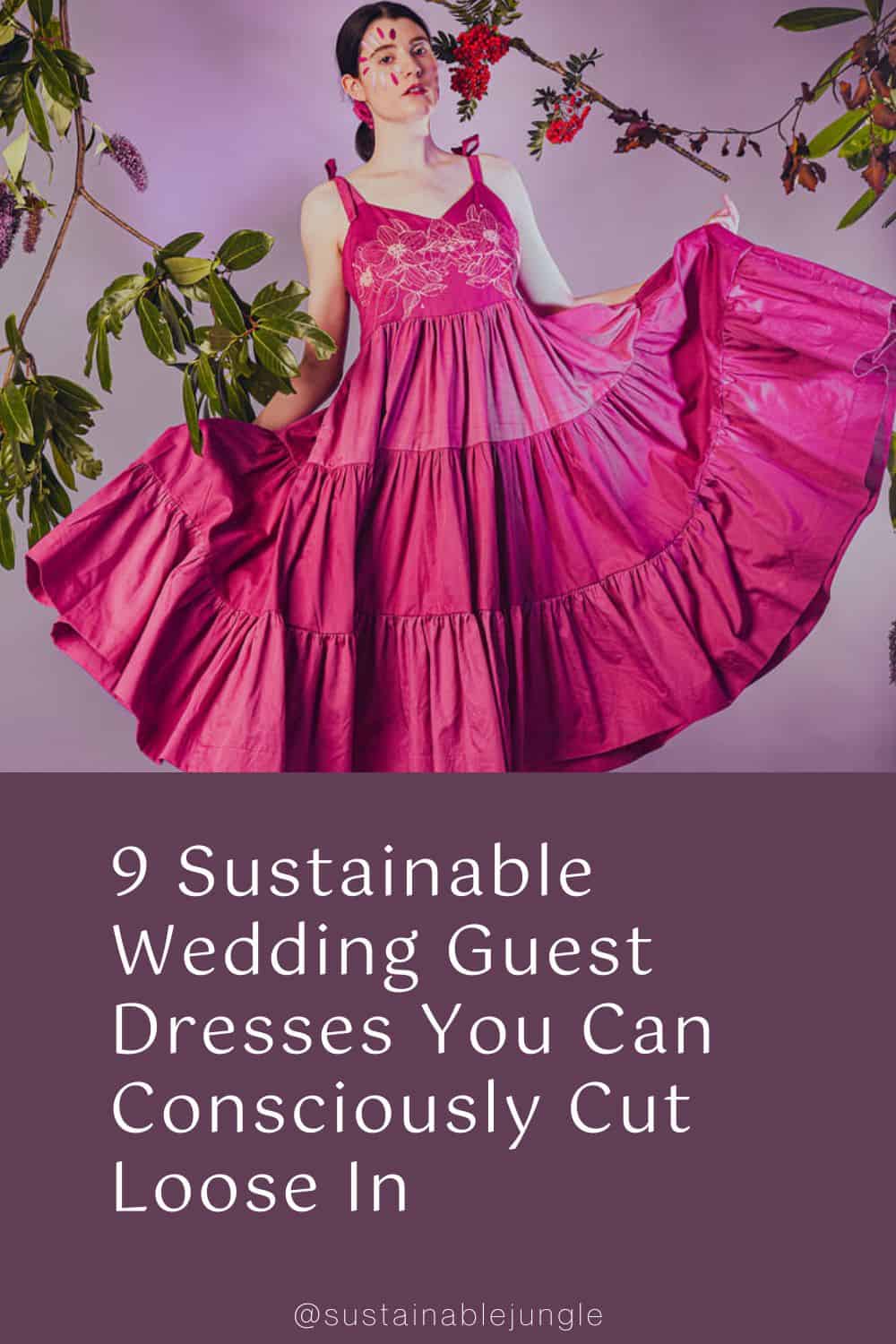 9 Sustainable Wedding Guest Dresses You Can Consciously Cut Loose In Image by Rose Corps #sustainableweddingguestdresses #sustainabledressesforweddingguest #weddingguestdressessustainable #ethicalweddingguestdresses #sustainabledressesforweddings #sustainablejungle