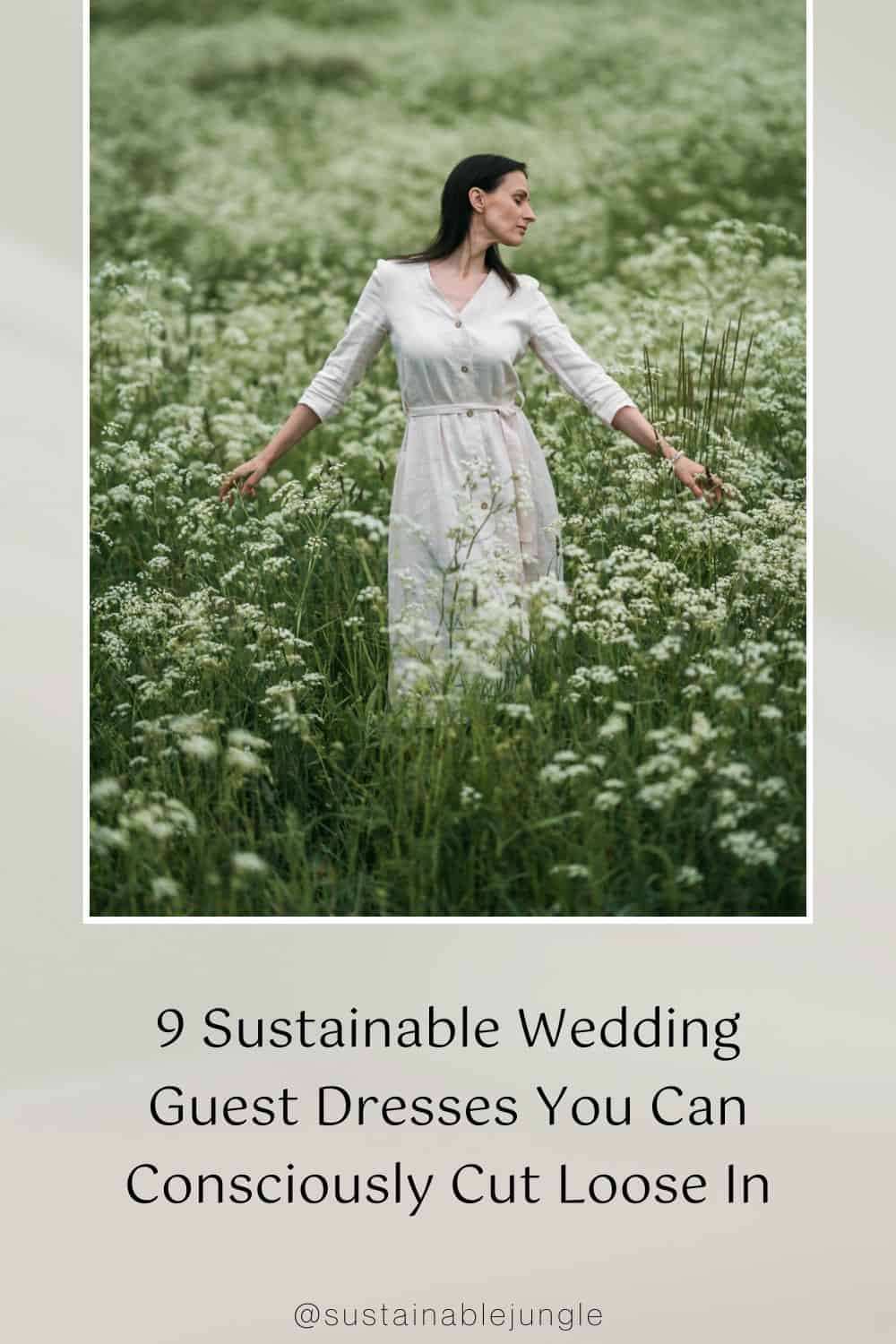 9 Sustainable Wedding Guest Dresses You Can Consciously Cut Loose In Image by Linen Handmade Studio #sustainableweddingguestdresses #sustainabledressesforweddingguest #weddingguestdressessustainable #ethicalweddingguestdresses #sustainabledressesforweddings #sustainablejungle