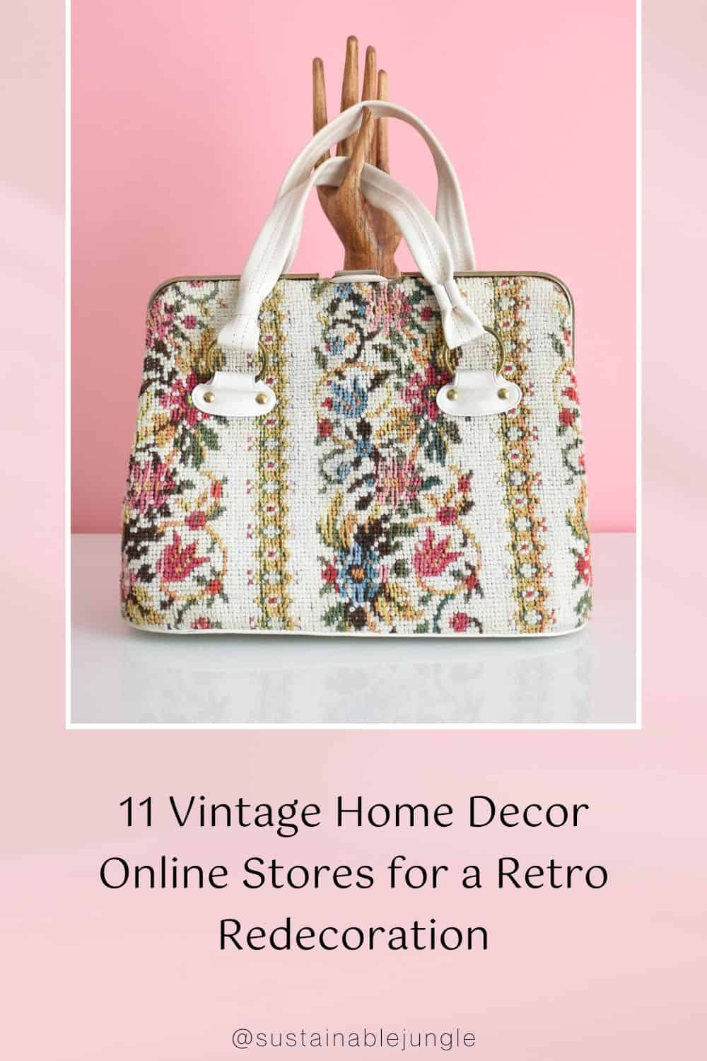 11 Vintage Home Decor Online Stores for a Retro Redecoration Image by Rust Belt Threads #vintagehomedecor #vintagehomedecoronlinestores #vintagehomedecorshops #vintagehousedecor #retrohomedecor #retrohomedecorideas #sustainablejungle