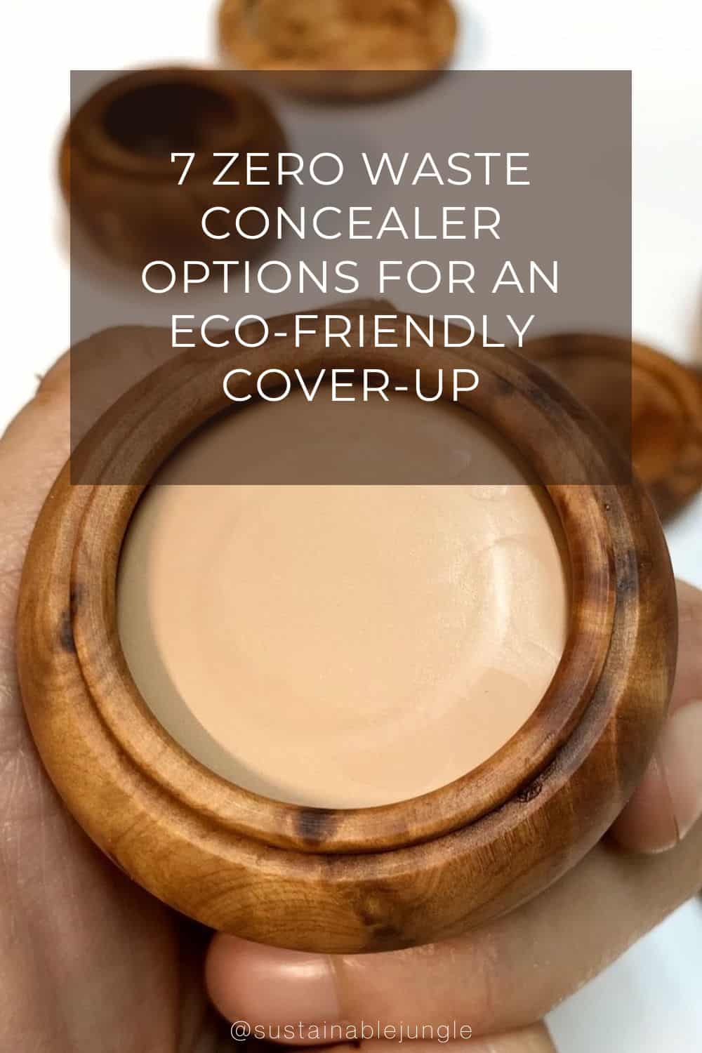 7 Zero Waste Concealer Options For An Eco-Friendly Cover-Up Image by Dab Herb Makeup #zerowasteconcealer #zerowastemakeupconcealer #veganzerowasteconcealer #ecofriendlyconealer #bestecofriendlyconcealer #sustainablejungle