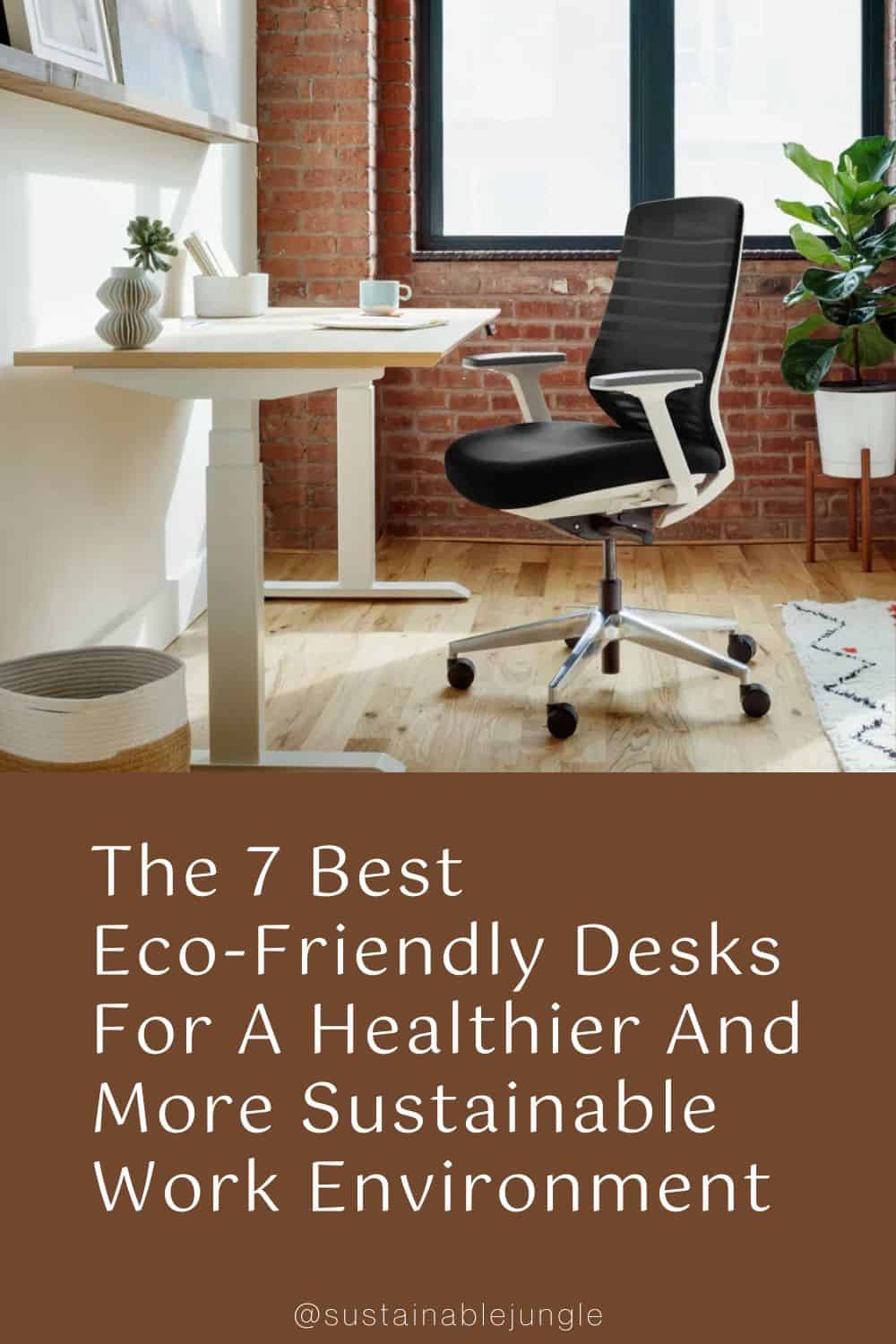 The 7 Best Eco-Friendly Desks For A Healthier And More Sustainable Work Environment Image by Branch Furniture #ecofriendlydesks #ecofriendlystandingdesks #sustainabledesks #sustainablewooddesk #sustainableofficedesks #ecofriendlydeskmaterials #sustainablejungle