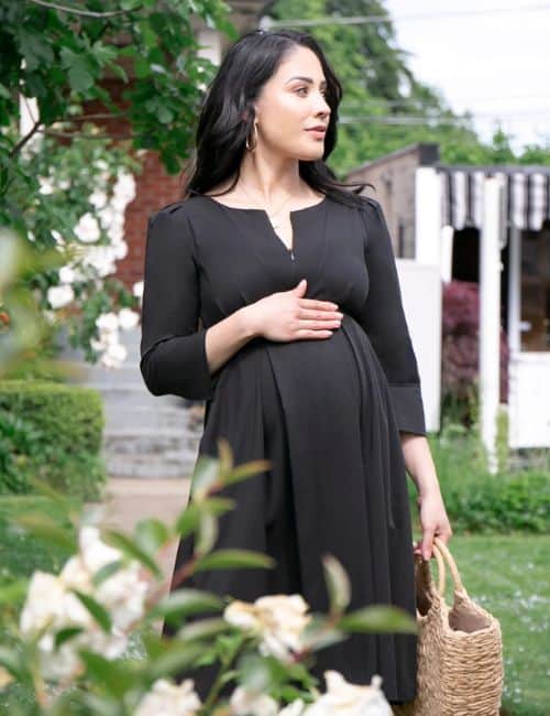 Organic Maternity Clothes: 7 Brands Helping You Responsibly Rock Your Mom Bod Image by MARION Maternity #organicmaternityclothes #organicmaternityclothing #organiccottonmaternityclothes #sustainablematernityclothes #bestsustainablematernityclothes #ecofriendlymaternityclothesorganic #sustainablejungle