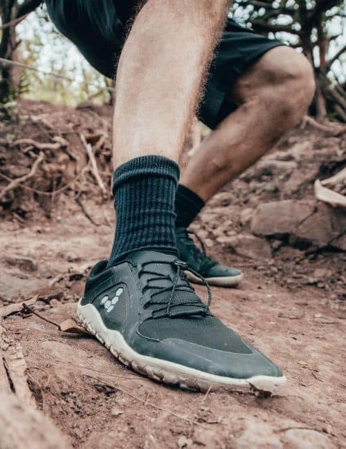 11 Vegan Hiking Boots & Shoes For When You Want to Save The Animals And Look Good Doing It Image by Vivobarefoot #veganhikingboots #veganhikingshoes #bestveganhikingboots #veganwaterproofhikingboots #nonleatherhikingboots #veganleatherhikingboots #sustainablejungle