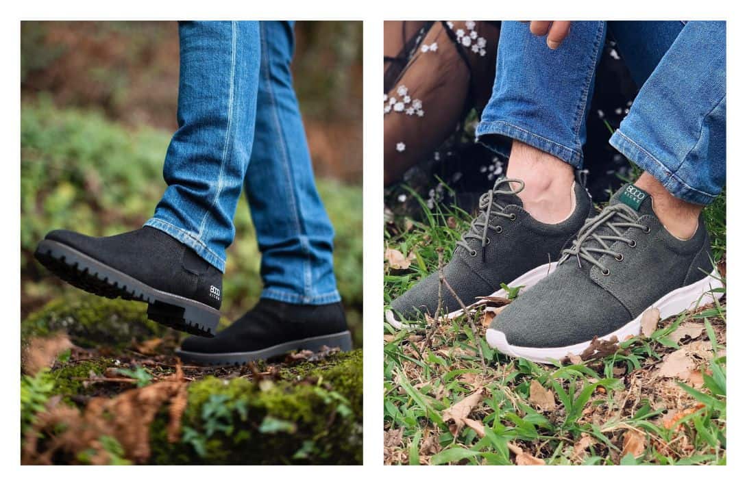 13 Sustainable Shoes To Keep Your Sustainability Game Afoot Images by 8000Kicks #sustainableshoes #sustainableshoebrands #sustainablewomensshoes #ecofriendlyshoes #ecofriendlymensshoes #bestsustainableshoes #sustainablejungle