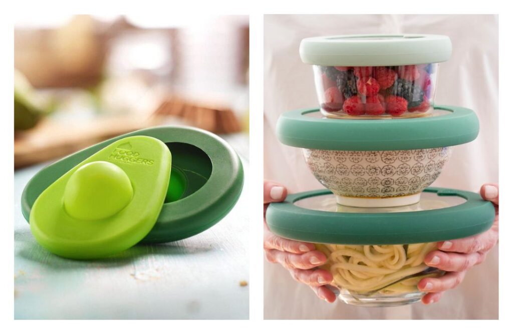 13 Plastic-Free Food Storage Containers That Will Make You The Envy Of The Lunchroom Images by Food Huggers #plasticfreefoodstorage #plasticfreefoodstoragecontainers #nonplasticfoodstorage #bestnonplasticfoodstoragecontainers #plasticfreetupperware #nonplastictupperware #sustainablejungle