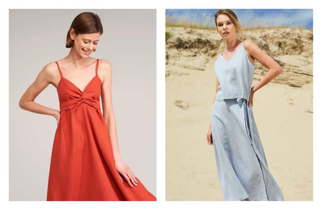 7 Beautifully Breezy Brands Offering A Linen Dress For Wedding Guests Images by Linen Handmade Studio #linendressforweddingguest #linendressesforweddingguests #linendressesforweddings #linenweddingguestdresses #etsylinenweddingguestdress #sustainablejungle