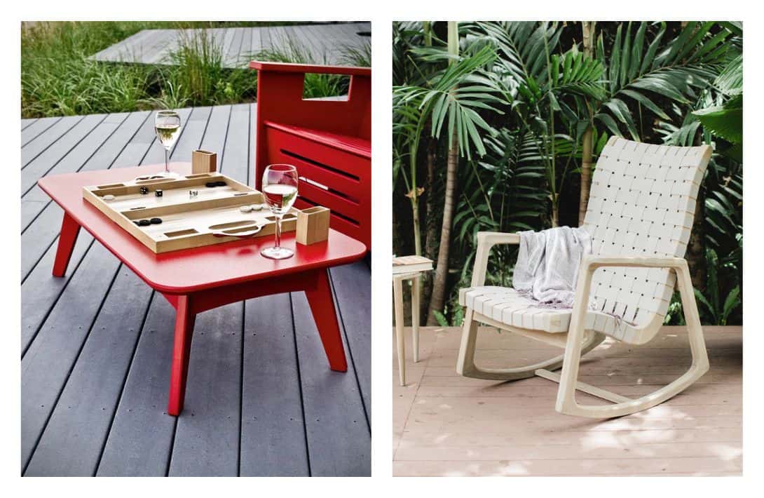 7 Sustainable Outdoor Furniture Brands For The Perfect Backyard Oasis Images by Loll Designs and Masaya & Co. for Made Trade #sustainableoutdoorfurniture #outdoorsustainablefurniture #sustainablepatiofurniture #ecofriendlyoutdoorfurniture #outdoorfurnituresustainable #affordableecofriendlyoutdoorfurniture #sustainablejungle