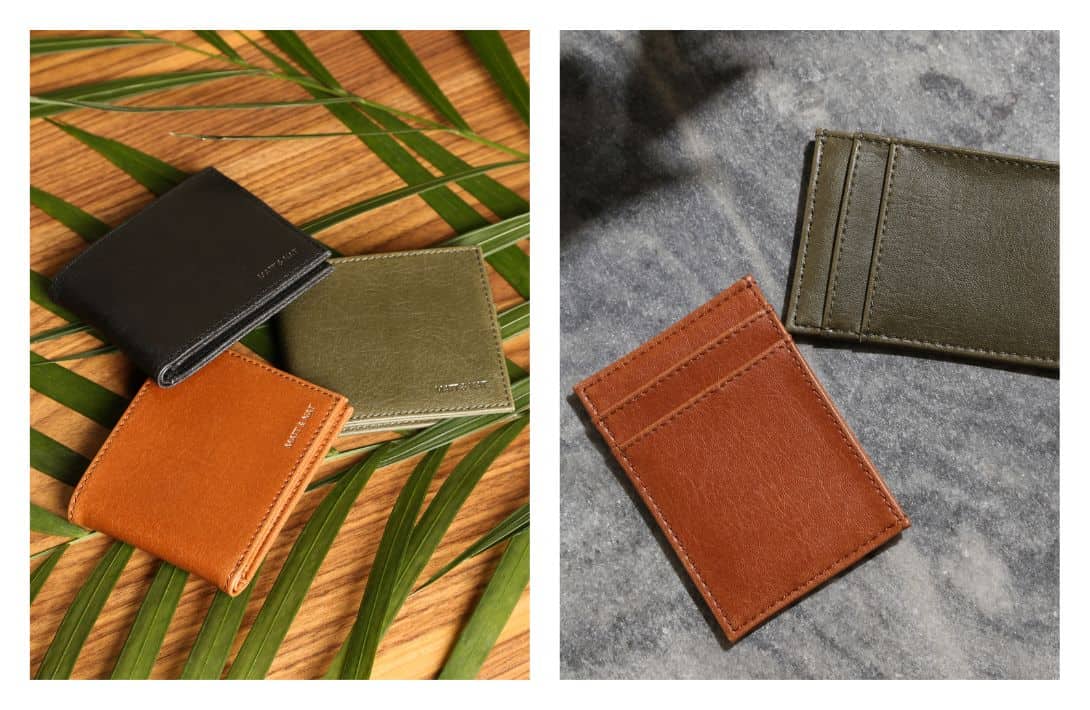 Premium Compact Vegan Wallets - Slim Personalised Vegan Leather