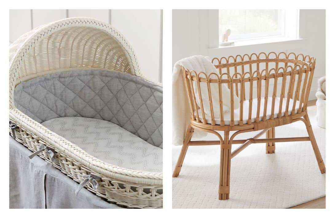 Pottery Barn Kids Rattan Bassinet & Pad Set by Pottery Barn Kids - Dwell