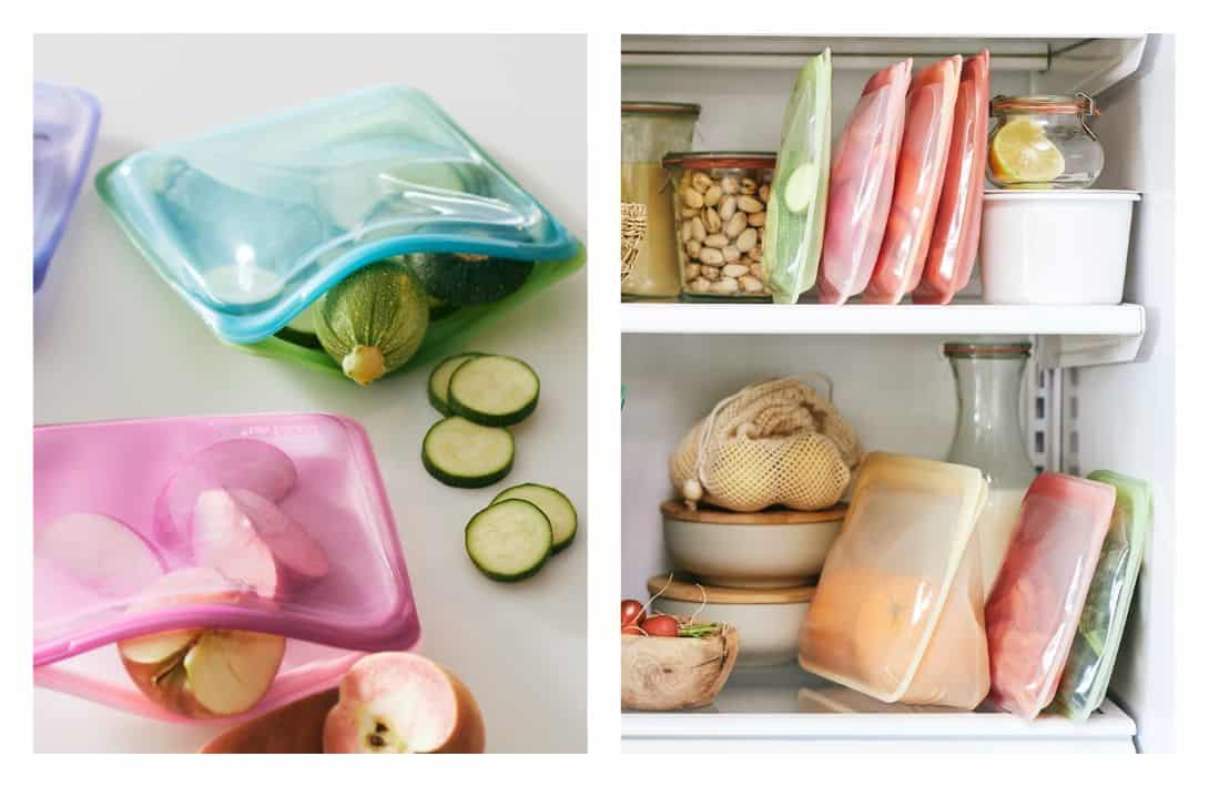 13 Plastic-Free Food Storage Containers That Will Make You The Envy Of The Lunchroom Images by Stasher #plasticfreefoodstorage #plasticfreefoodstoragecontainers #nonplasticfoodstorage #bestnonplasticfoodstoragecontainers #plasticfreetupperware #nonplastictupperware #sustainablejungle