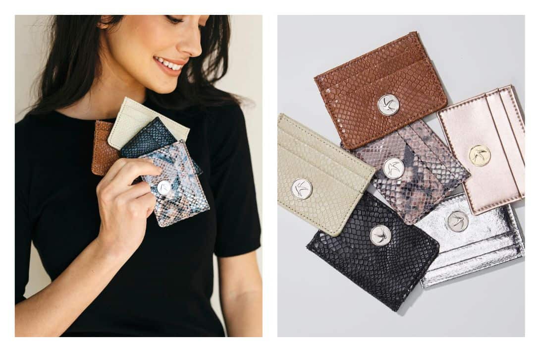  PVC Faux Leather Wallets for Women, Artificial Leather Gift Box  Packing Ladies Small Cute Purses with Zipper Coin Pocket Women's Mini Wallet  with ID Window Girls Zip Around Wallet Credit Card