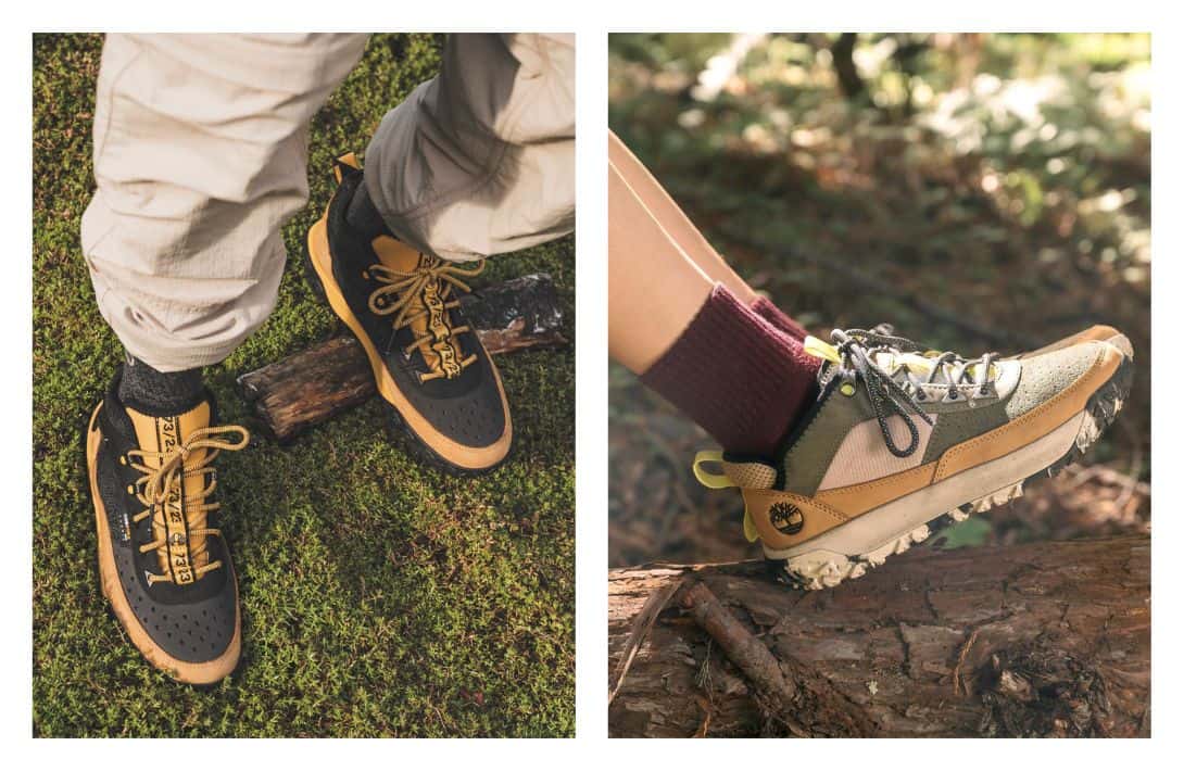 11 Vegan Hiking Boots & Shoes For When You Want to Save The Animals And Look Good Doing It Images by Timberland #veganhikingboots #veganhikingshoes #bestveganhikingboots #veganwaterproofhikingboots #nonleatherhikingboots #veganleatherhikingboots #sustainablejungle