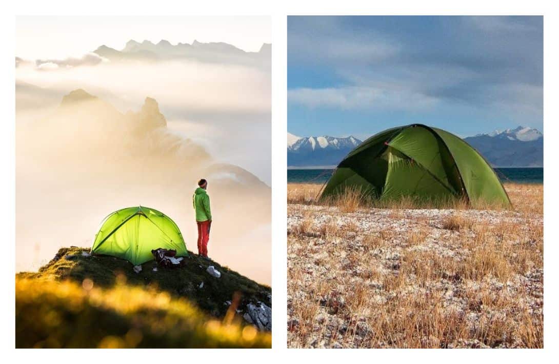 5 Eco-Friendly Tents For Sustainably Sleeping Under The Stars Images by Vaude #ecofriendlytents #ecofriendlycampingtent #sustainabletents #sustainablecampingtents #ecofriendlytentsforsale #ecotent #sustainablejungle