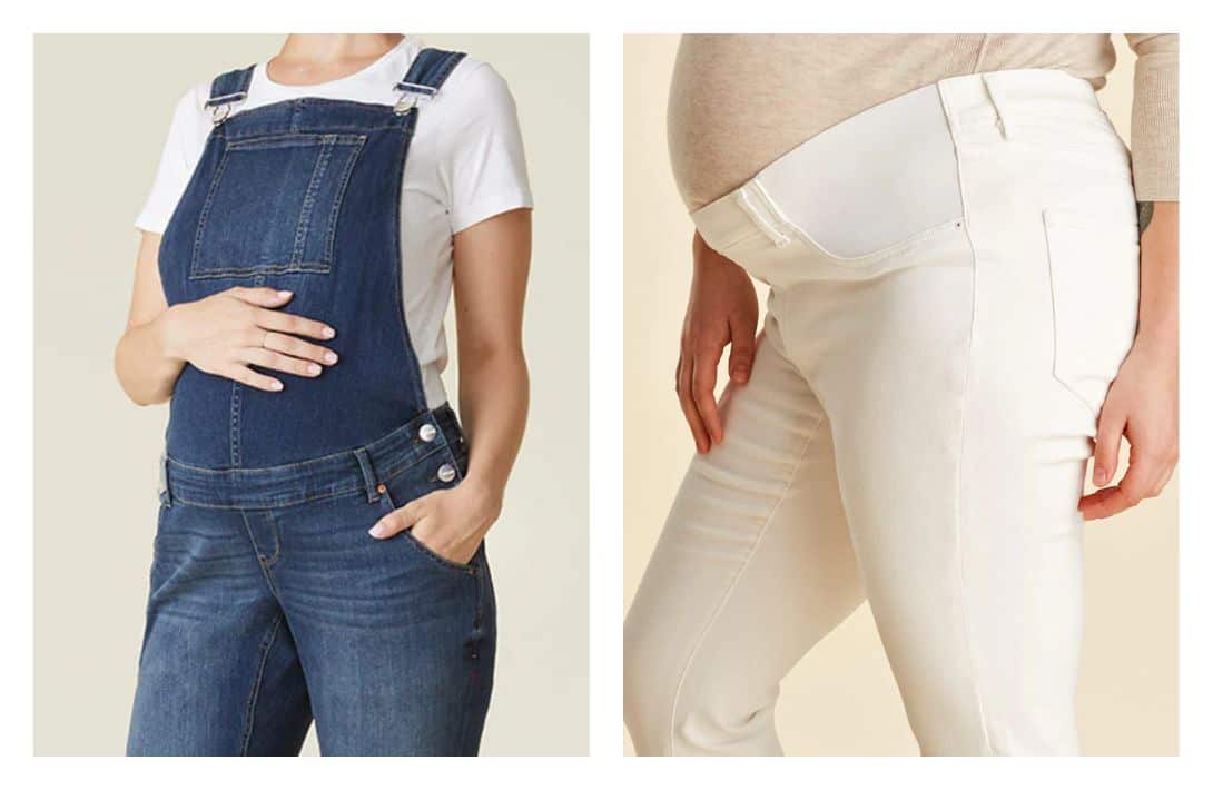 Buy Wide Leg Maternity Denims | Maternity Denim Dresses Online – The Mom  Store