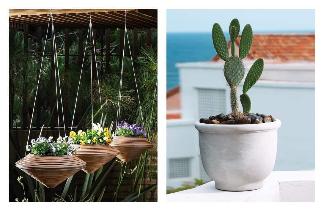 7 Recycled Plant Pots For Circularity-Minded Planters Images by West Elm #recycledplantpots #DIYrecycledplantpots #recycledplasticpots #recycledplasticoutdoorplanters #recycledplanters#recycledgardenpots #sustainablejungle