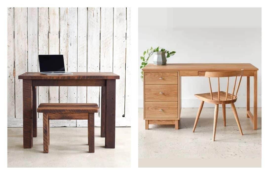 The 7 Best Eco-Friendly Desks For A Healthier And More Sustainable Work Environment Images by What WE Make #ecofriendlydesks #ecofriendlystandingdesks #sustainabledesks #sustainablewooddesk #sustainableofficedesks #ecofriendlydeskmaterials #sustainablejungle