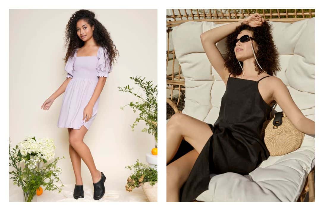 7 Beautifully Breezy Brands Offering A Linen Dress For Wedding Guests Images by Whimsey + Row #linendressforweddingguest #linendressesforweddingguests #linendressesforweddings #linenweddingguestdresses #etsylinenweddingguestdress #sustainablejungle