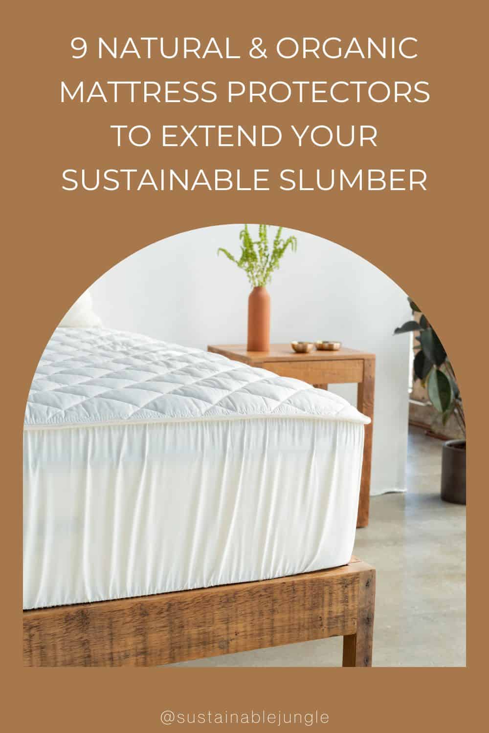 9 Natural & Organic Mattress Protectors To Extend Your Sustainable Slumber Image by Avocado #organicmattressprotectors #organicmattresspad #organiccottonmattressprotector #nontoxicwaterproofmattresspad #nontoxicmattessprotectors #nontoxicmattresscover #sustainablejungle