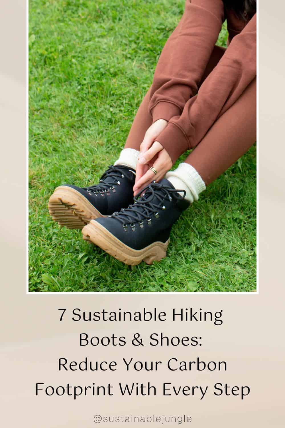 7 Sustainable Hiking Boots & Shoes: Reduce Your Carbon Footprint With Every Step Image by Thesus #sustainablehikingboots #sustainablehikingshoes #ecofriendlyhikingboots #ecofriendlyhikingshoes #sustainablewaterproofhikingboots #bestsustainablehikingboots #sustainablejungle