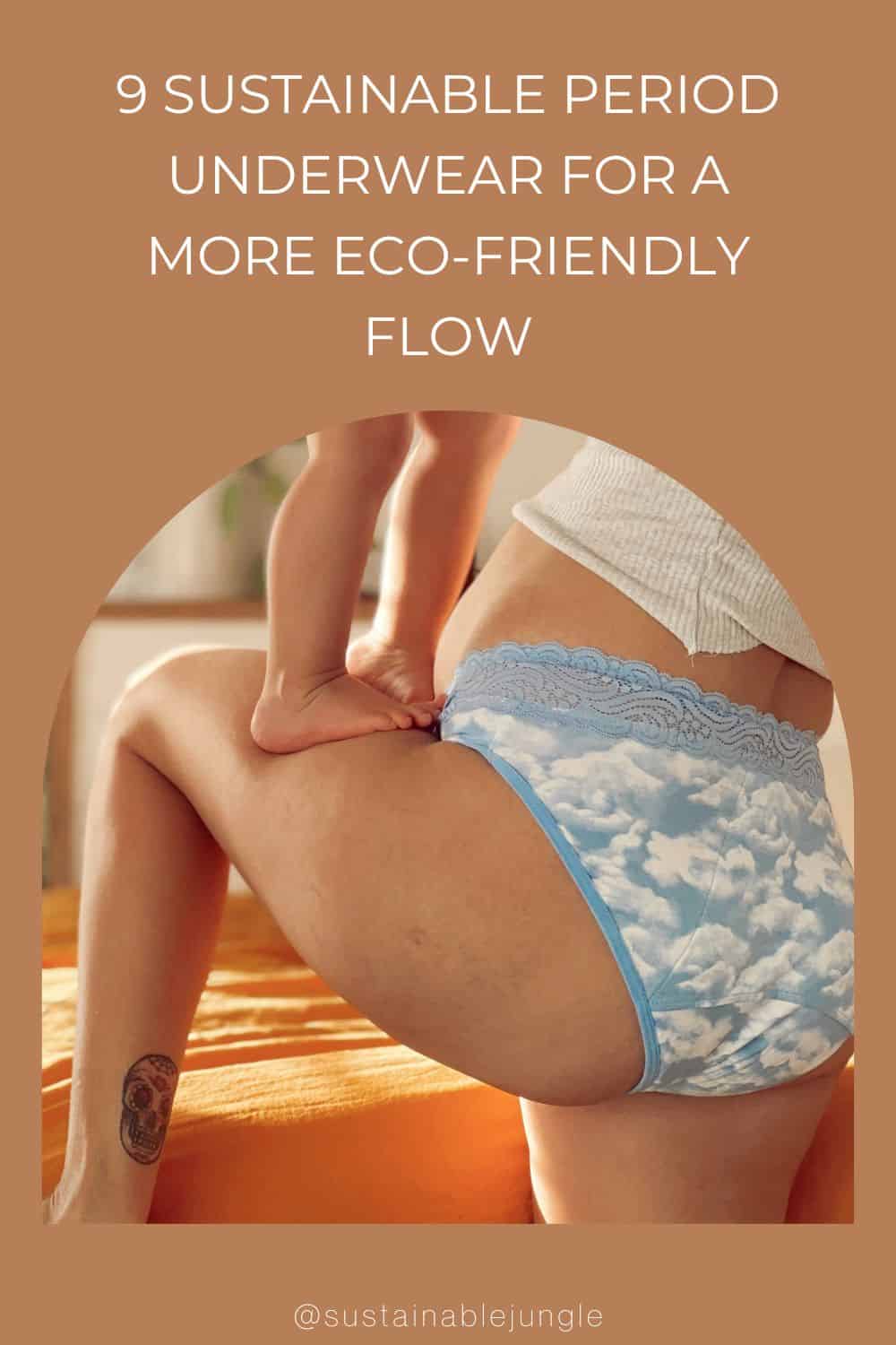 9 Sustainable Period Underwear For A More Eco-Friendly Flow Image by Modibodi #sustainableperiodunderwear #ecofriendlypreiodunderwear #sustianablereusableperiodunderwear #areperiodunderwearsustainable #bestecofriendlyperiodunderwear #sustainablepfasfreeperiodunderwear #sustainablejungle