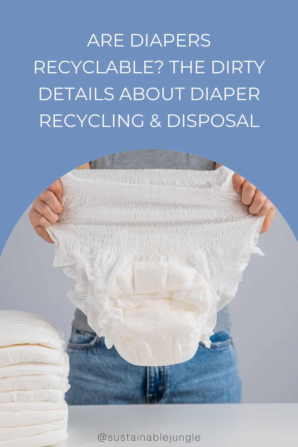 Are Diapers Recyclable? The Dirty Details About Diaper Recycling & Disposal Image by reshetnikov_art mrwed54 #arediapersrecyclable #aredisposablediapersrecyclable #diaperrecycling #canyourecyclediapers #recyclablediapers #recyclediapers #sustainablejungle