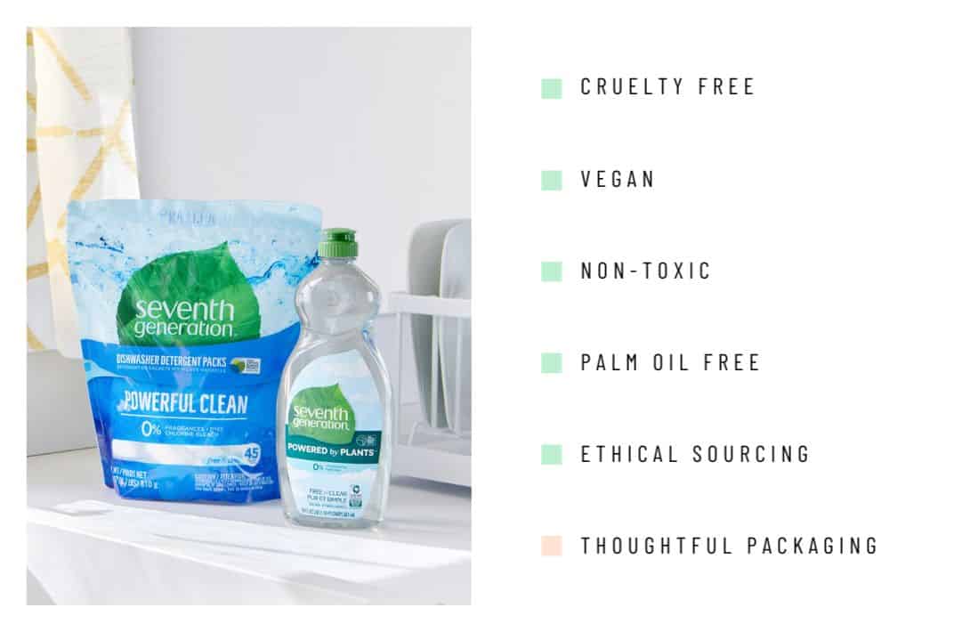 9 Non-Toxic Dishwasher Detergents That Won’t Sink Your Sustainable Kitchen Image by Seventh Generation #nontoxicdishwasherdetergent #naturaldishwasherdetergent #bestnontoxicdishwasherdetergent #allnaturaldishwasherdetergentthatworks #naturalorganicdiswasherdetergent #sustainablejungle