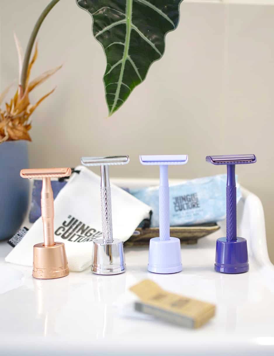 9 Reusable & Zero Waste Razors S(h)aving The Earth Image by Sustainable Jungle #zerowasterazor #zerowastesafetyrazors #zerowasteshaving #bestreusablerazors #reusablesafetyrazors #sustainablejungle