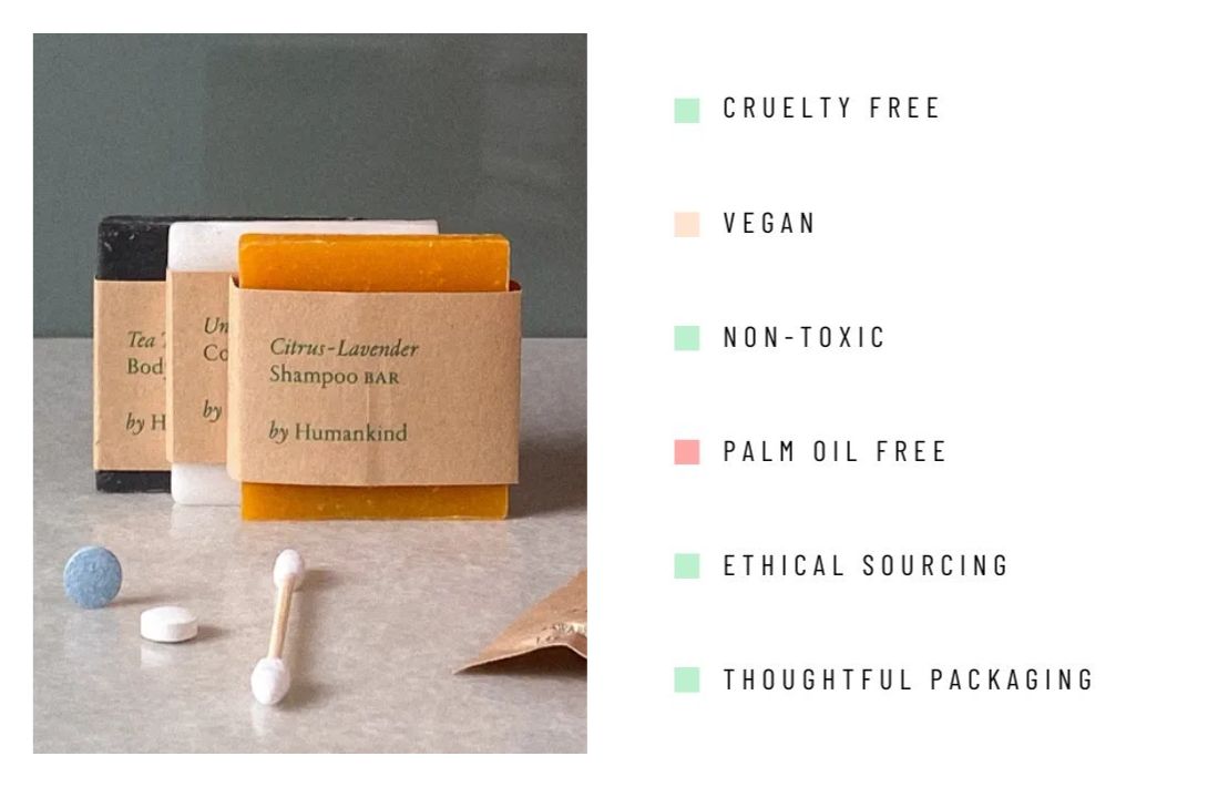 13 Zero Waste Shampoo & Conditioners For A Plastic-Free Do Image by by Humankind #zerowasteshampooandconditioner #zerowasteshampoobars #zerowasteshampoo #sustainableshampoo #bestsustainableshampooandconditioner #sustainableshampoobrands #sustainablejungle