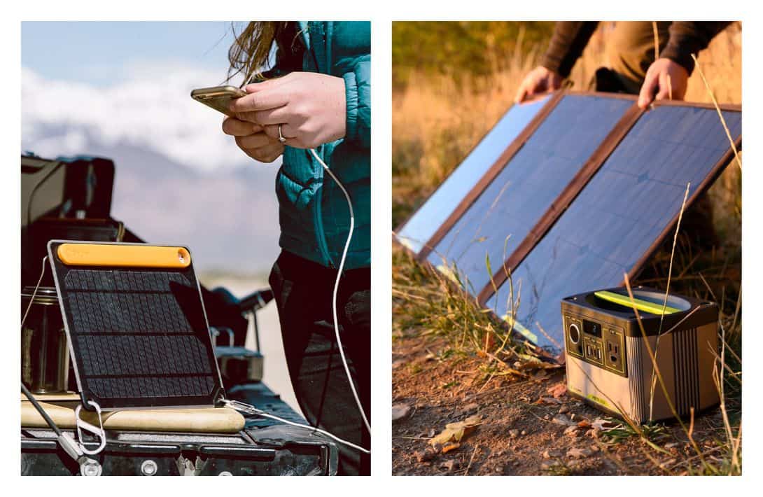 13 Eco-Friendly Travel Products To Jetset Your Sustainability Images by BioLite and Goal Zero #ecofriendlytravelproducts #ecofriendlytravelcontainers #ecofriendlyproductstravel #sustainabletravelproducts #sustainabletravelkit #sustainablejungle