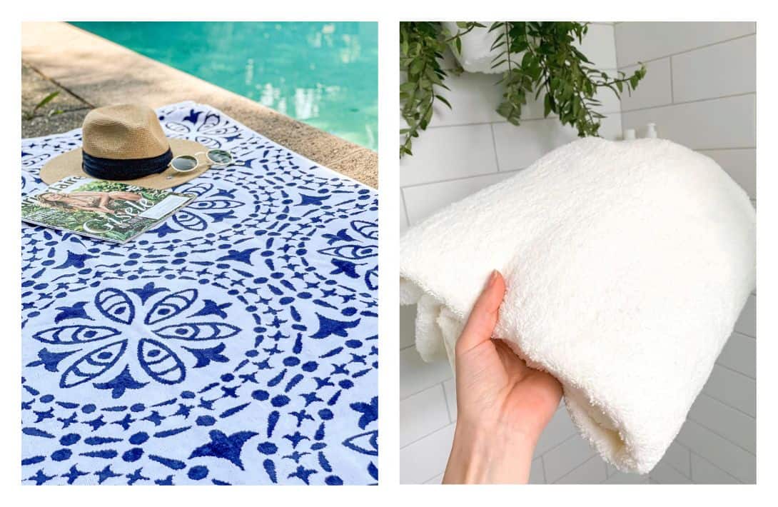 7 Best Organic Towels For A Clean & Conscious Bath Images by Delilah Home #organictowels #bestorganictowels #organiccottontowels #organicbathtowels #bestorganicbathtowels #bestorganiccottonbathtowels #sustainablejungle