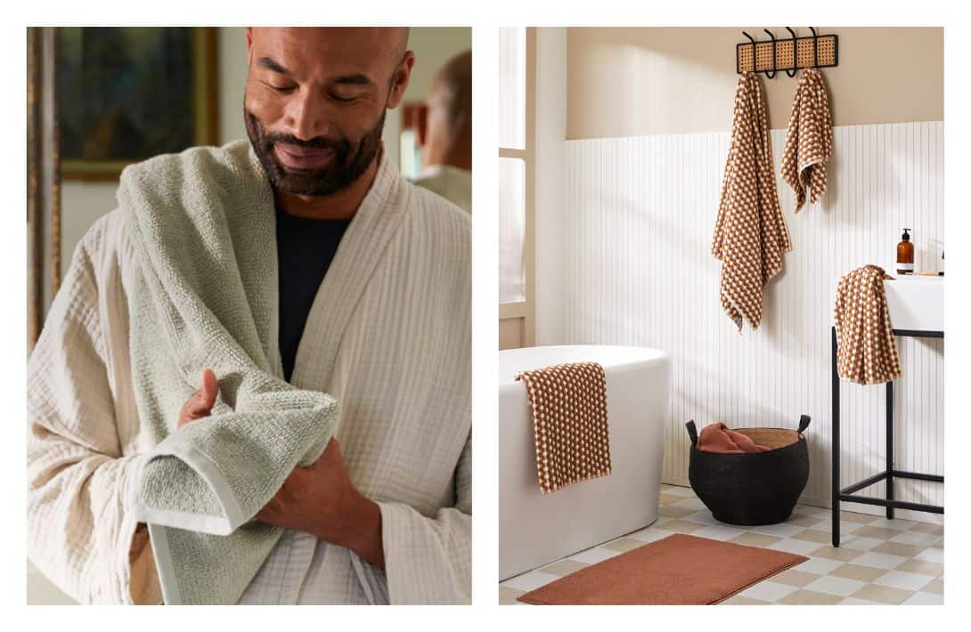 7 Best Organic Towels For A Clean & Conscious Bath Images by Parachute #organictowels #bestorganictowels #organiccottontowels #organicbathtowels #bestorganicbathtowels #bestorganiccottonbathtowels #sustainablejungle