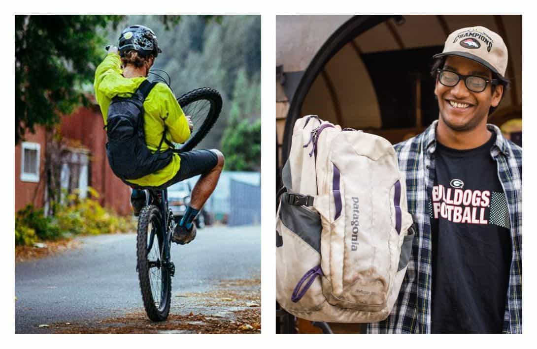 11 Sustainable Backpacks for All Your Eco-Friendly Adventuring Images by Patagonia #sustainablebackpacks #bestsustainablebackpacks #ecofriendlybackpacks #ecofriendlybackpacksforschool #sustainablebackpackbrands #sustainablelaptopbackpacks #sustainablejungle