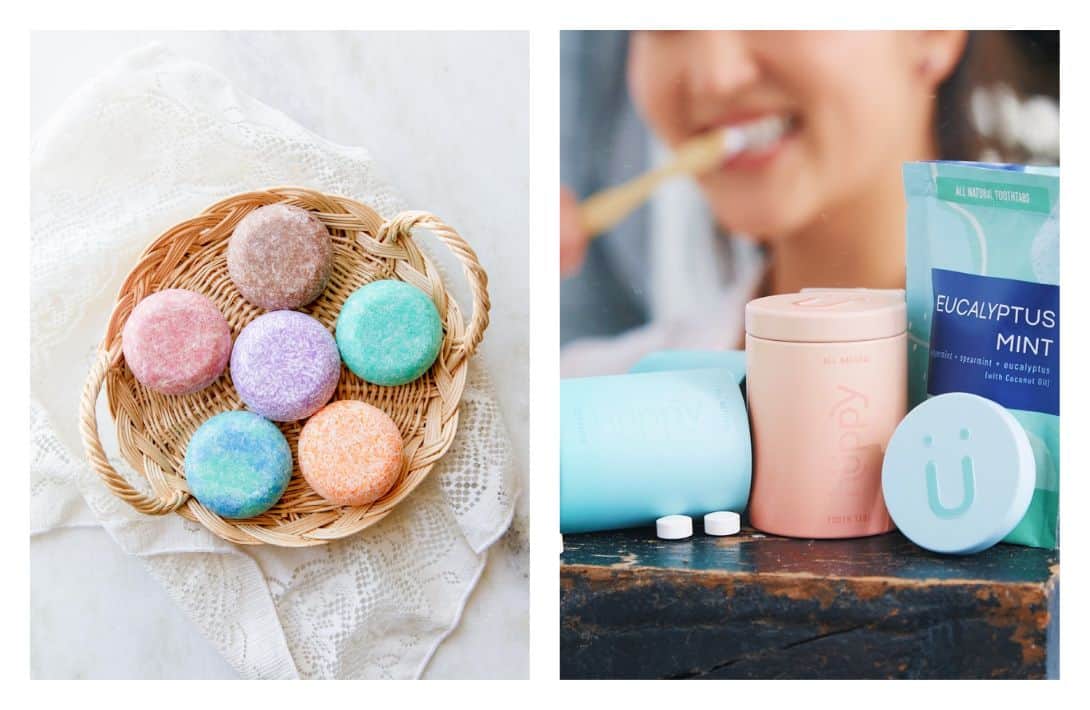 13 Eco-Friendly Travel Products To Jetset Your Sustainability Images by Suds & Co and Huppy #ecofriendlytravelproducts #ecofriendlytravelcontainers #ecofriendlyproductstravel #sustainabletravelproducts #sustainabletravelkit #sustainablejungle