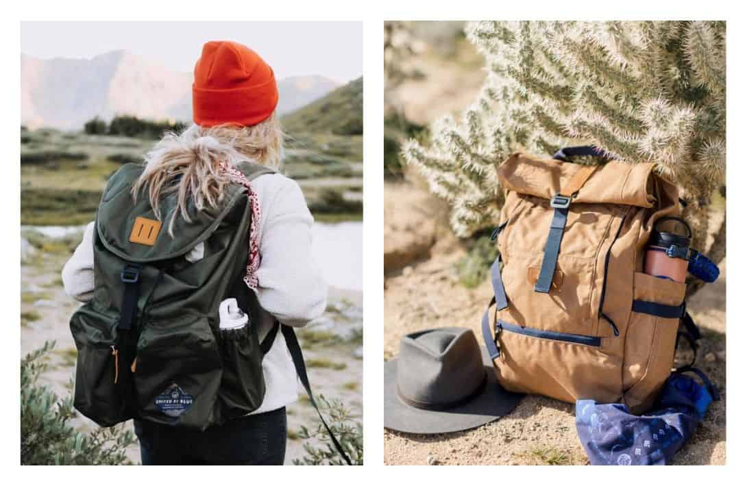 11 Sustainable Backpacks for All Your Eco-Friendly Adventuring Images by United By Blue #sustainablebackpacks #bestsustainablebackpacks #ecofriendlybackpacks #ecofriendlybackpacksforschool #sustainablebackpackbrands #sustainablelaptopbackpacks #sustainablejungle