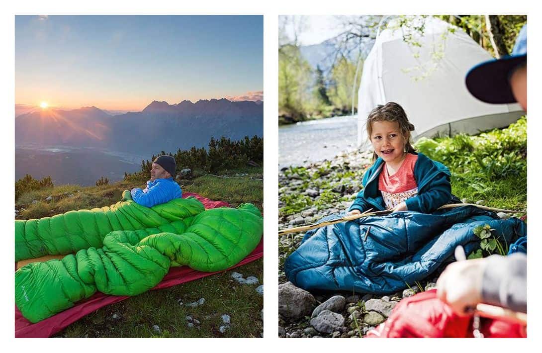 7 Sustainable Sleeping Bags For More Conscious Camping Comfort Images by Vaude #sustainablesleepingbags #sustainablebackpackingsleepingbags #sustainablecampingsleepingbags #ecofriendlysleepingbags #ecofriendlybackpackingsleepingbags #sustainablejungle