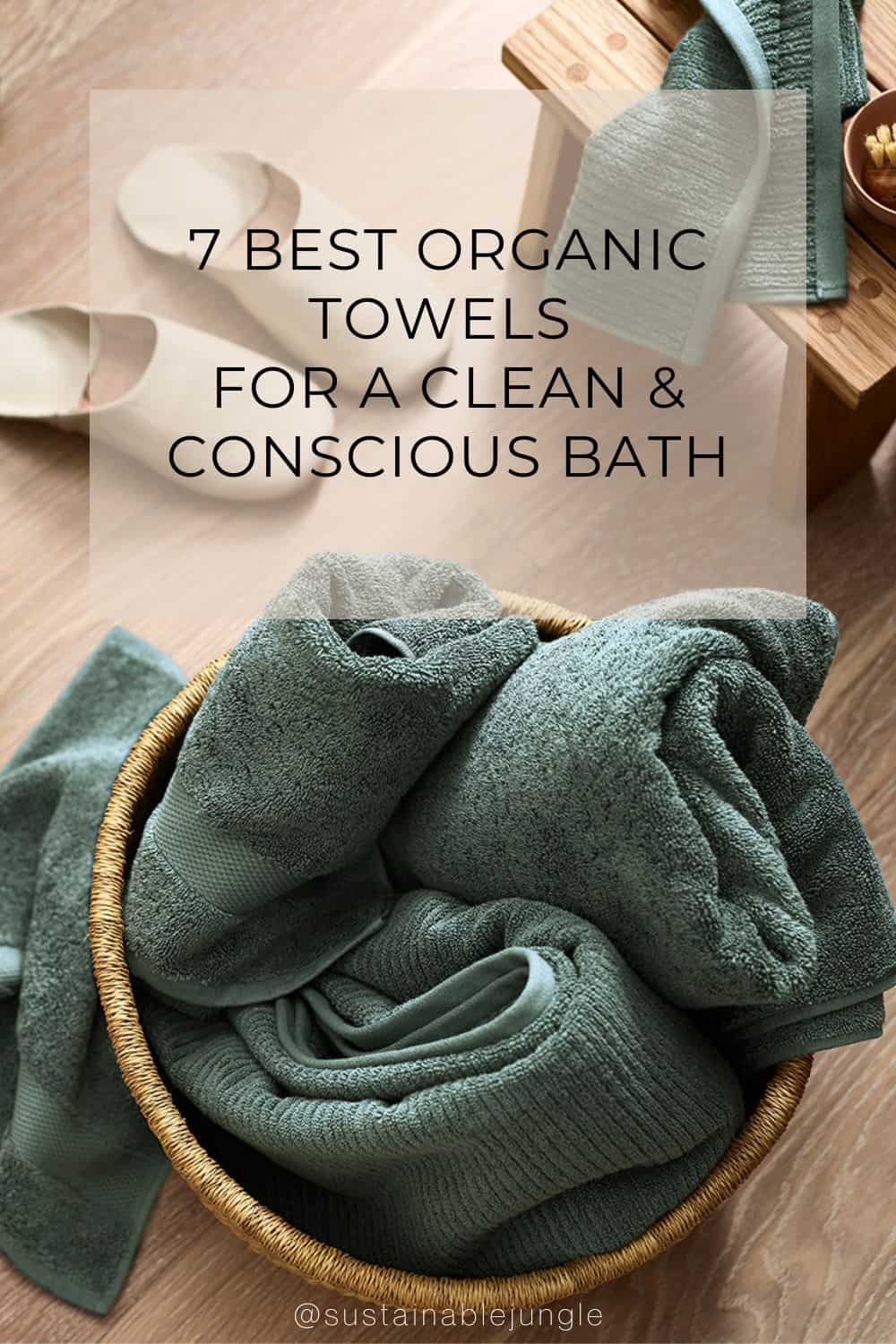 7 Best Organic Towels For A Clean & Conscious Bath Image by Boll & Branch #organictowels #bestorganictowels #organiccottontowels #organicbathtowels #bestorganicbathtowels #bestorganiccottonbathtowels #sustainablejungle