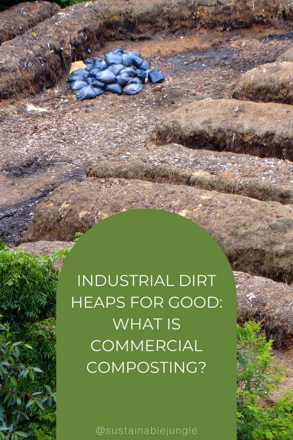 Industrial Dirt Heaps For Good: What is Commercial Composting? Image by mspoli #commercialcomposting #industrialcomposting #whatiscommercialcomposting #commerciallycompostable #industrialcompostingsystems #sustainablejungle