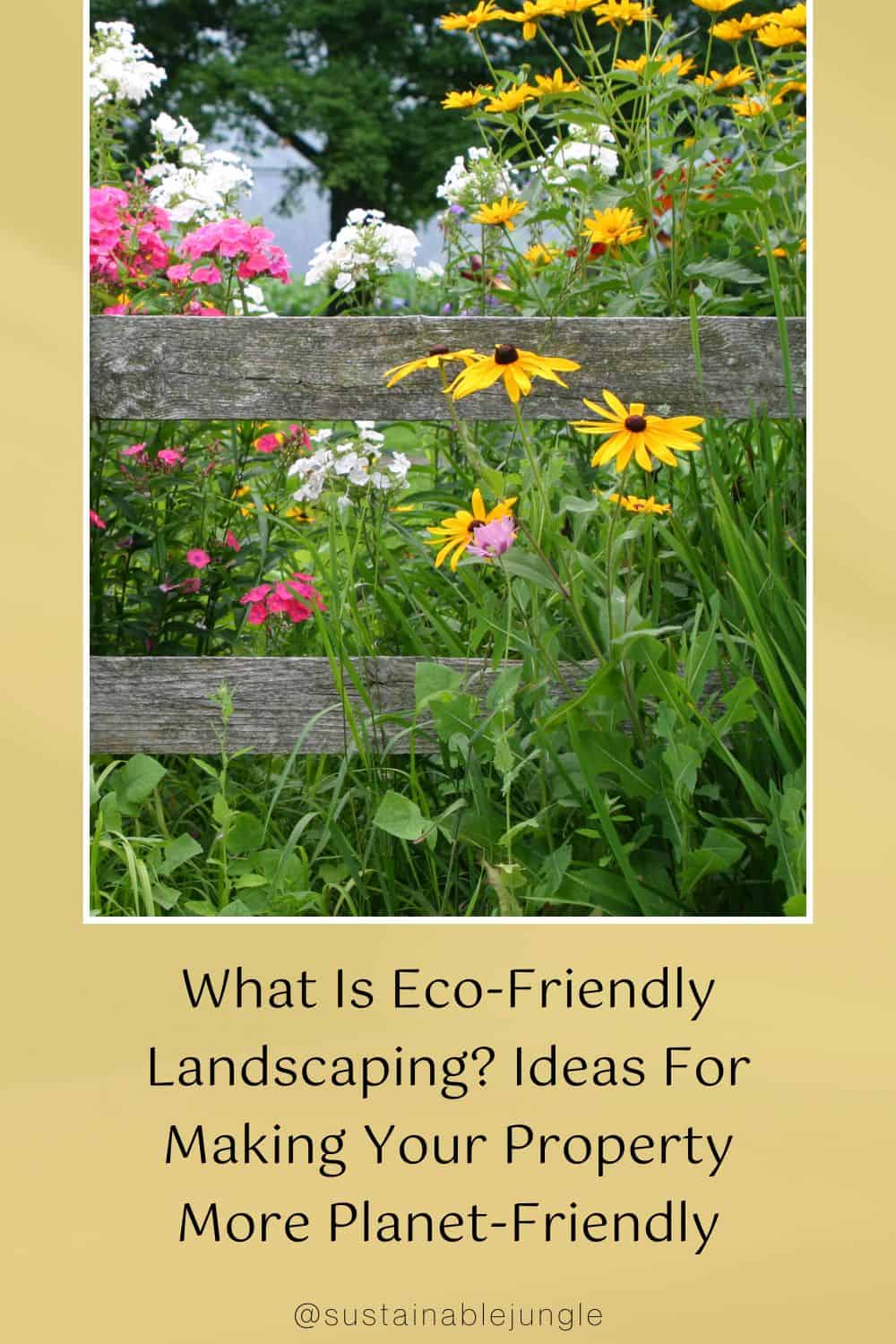 What Is Eco-Friendly Landscaping? Ideas For Making Your Property More Planet-Friendly Image by woodyupstate #ecofriendlylandscaping #ecofriendlylandscapingideas #ecolandscaping #greenlandscaping #ecogreenlandscaping #greenlandscapingplants #sustainablejungle