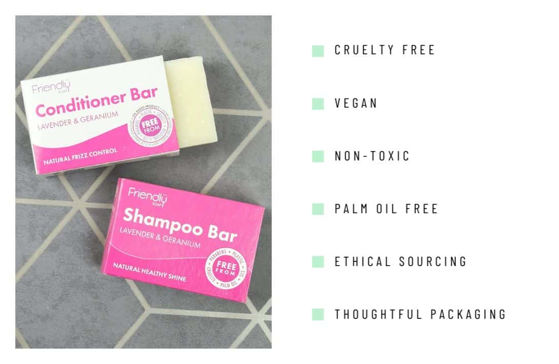 11 Eco-Friendly Shampoo & Conditioner Brands For A Sulfate-Free Scrub Image by Friendly Soap #ecofriendlyshampooandconditioner #bestecofriendlyconditioner #ecofriendlyshampooandconditionerbars #ecofriendlyshampoobrands #environmentallyfriendlyshampoo #environmentalfriendlyshampoo #sustainablejungle